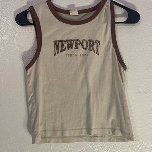 Off white Newport tank top